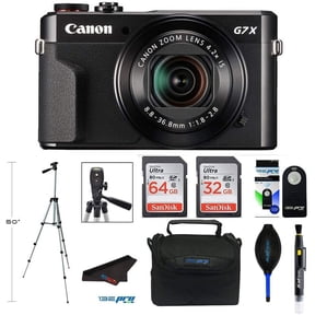 Canon PowerShot G7 X Mark II Digital Camera with Wi-Fi and 4.2X Optical Zoom (Black) + Pixibytes Pro Bundle
