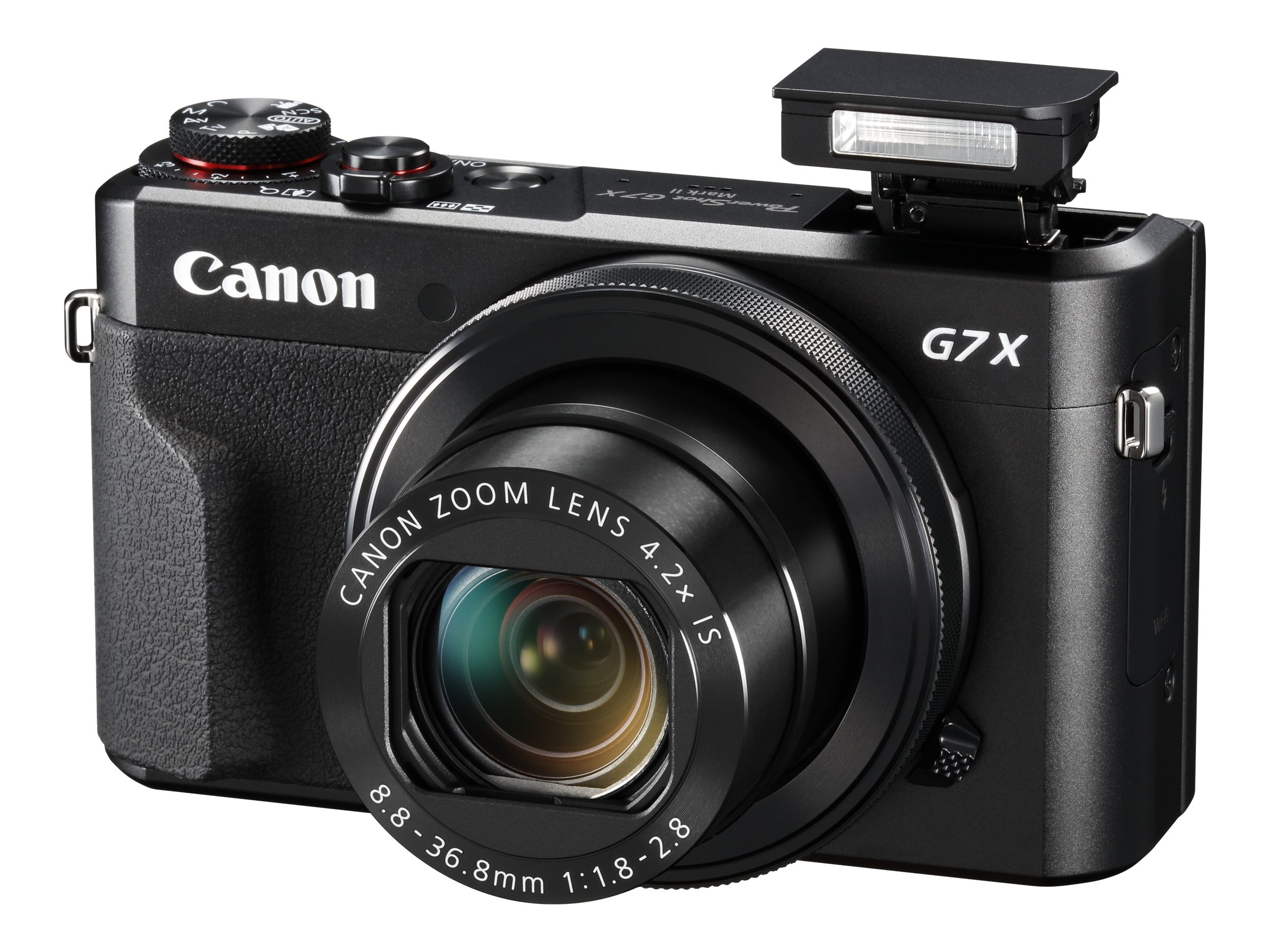 Canon PowerShot G7 X Mark II - Video Creator Kit - digital camera - compact - 20.1 MP - 1080p / 59.95 fps - 4.2x optical zoom - Wi-Fi, NFC - image 1 of 9