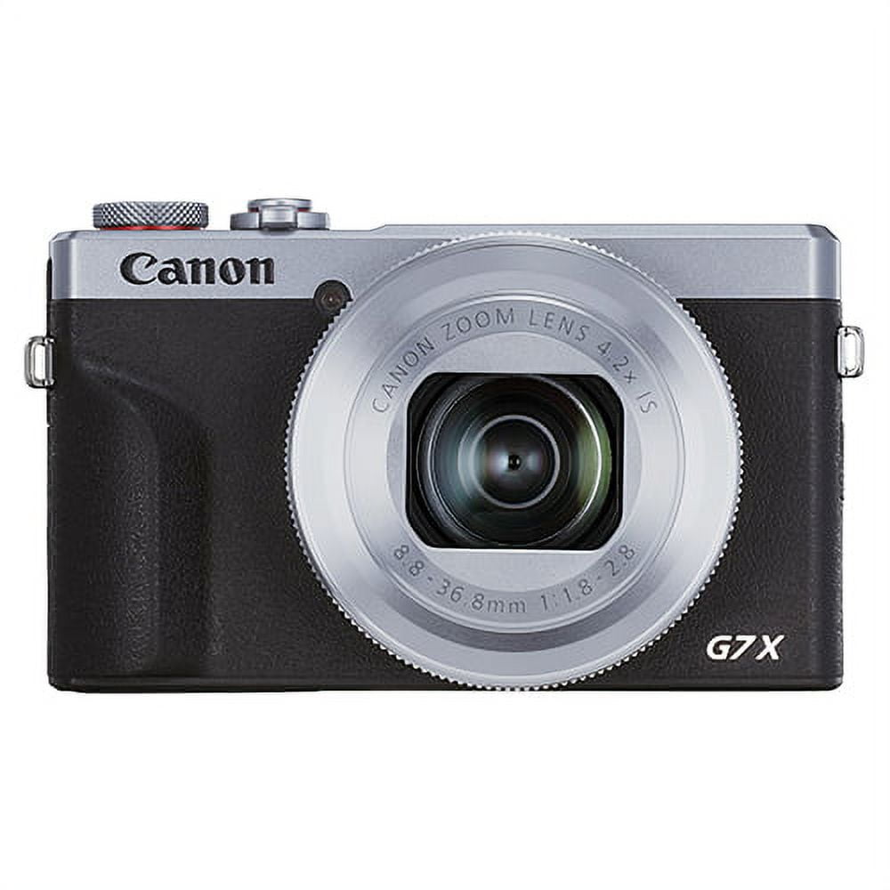 Canon PowerShot G7 X Mark III 20.2MP 4K Digital Camera 4.2x Optical Zoom Silver - International version