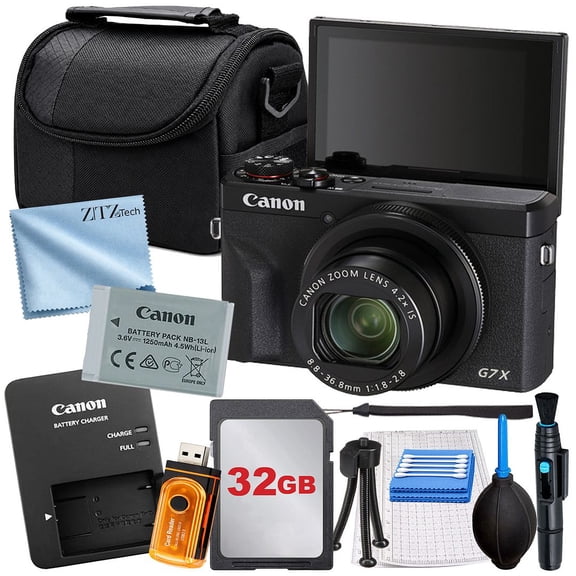 Canon PowerShot G7 X Mark III Black Small 32GB (International Version)