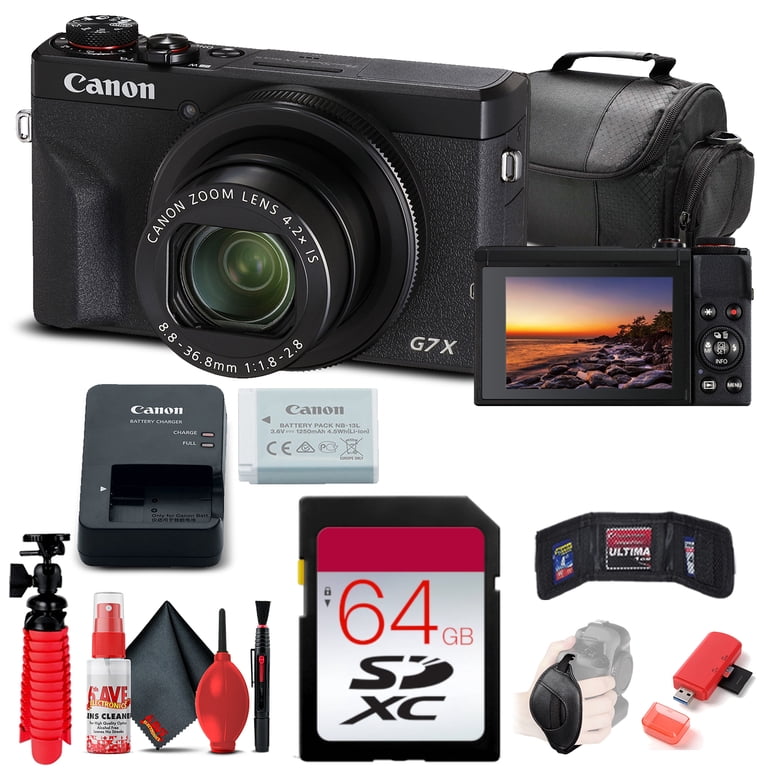 Canon PowerShot G7 X Mark III Digital Camera (3637C001) + 64GB