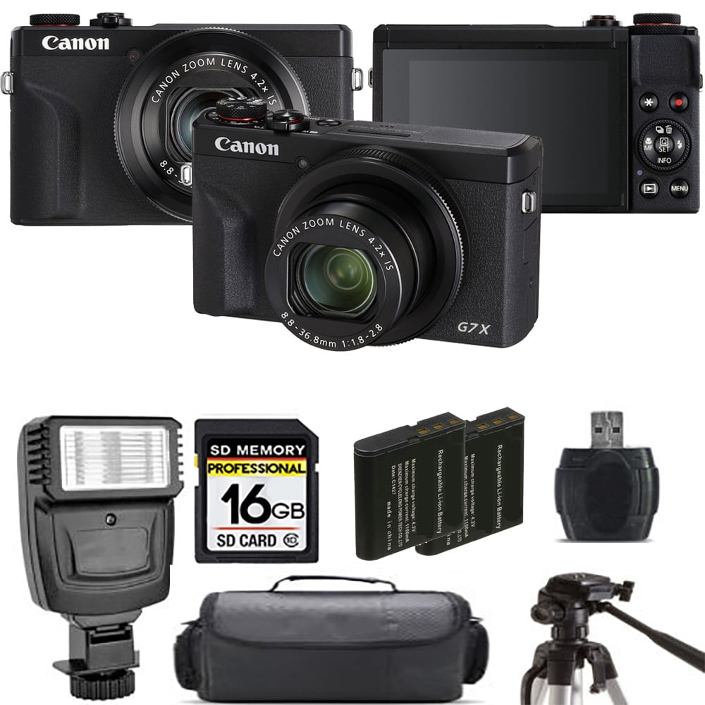 Canon PowerShot G7 X Mark III Digital Camera (Black) + Extra
