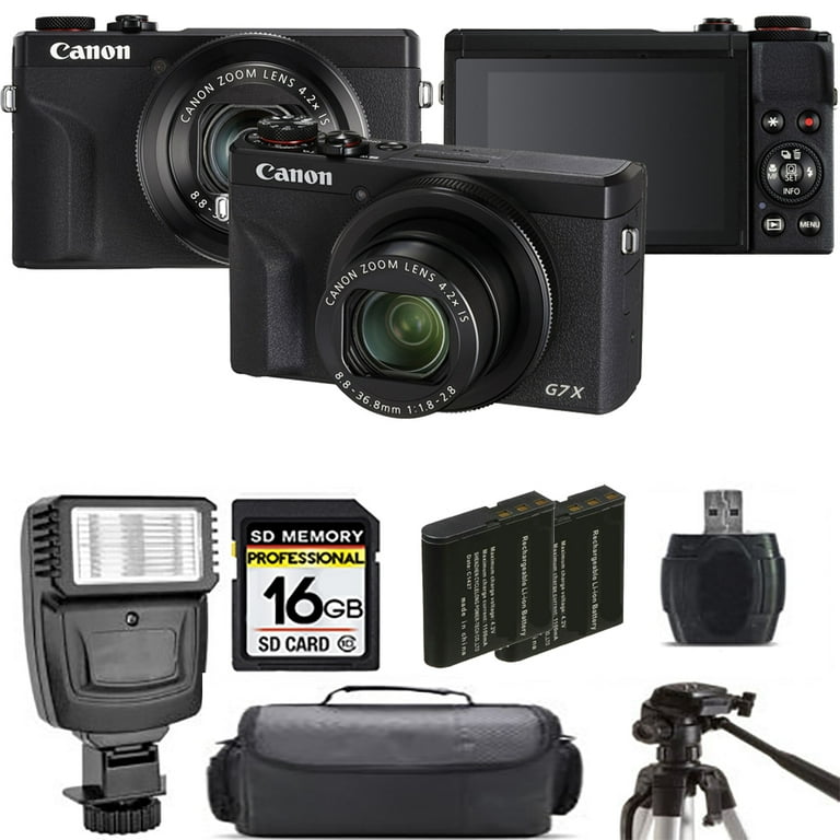 Canon PowerShot G7 X Mark III Digital Camera (Black) + Extra