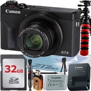 Canon PowerShot G7 X Mark III Digital Camera Black with 4.2x Optical Zoom Lens + 32GB Memory Card + Tripod + ZeeTech Basic Bundle International Version