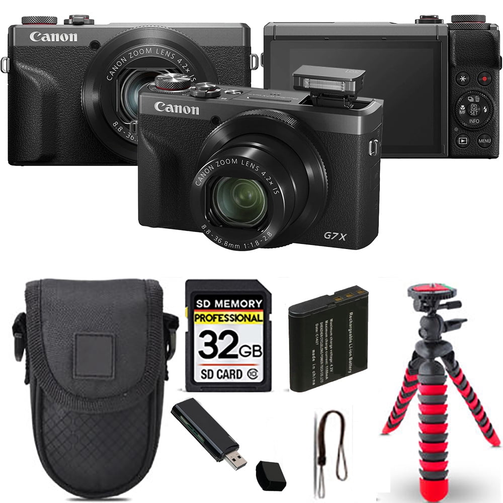Canon PowerShot G7 X Mark III Digital Camera (Graphite) + Spider Tripod ...