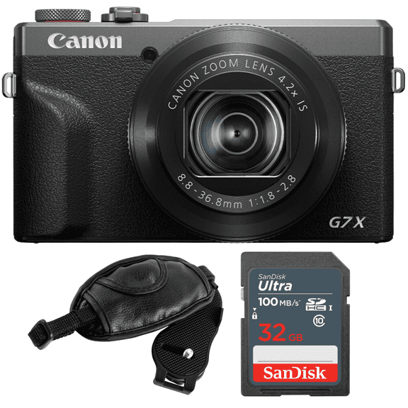 Canon PowerShot G7 X Mark III Digital Camera Kit International Model (30th Anniversary Graphite Limited Edition)