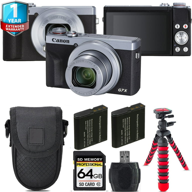 Canon PowerShot G7 X Mark III Compact Digital Camera, Silver