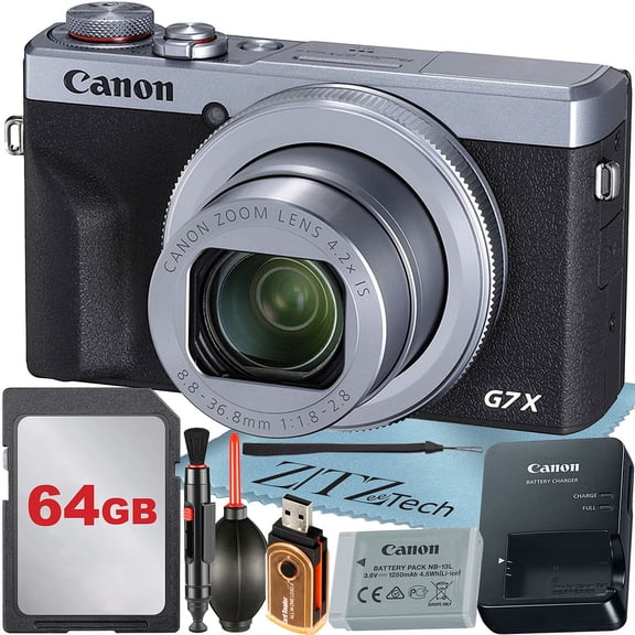 Canon PowerShot G7 X Mark III Silver (International Version)