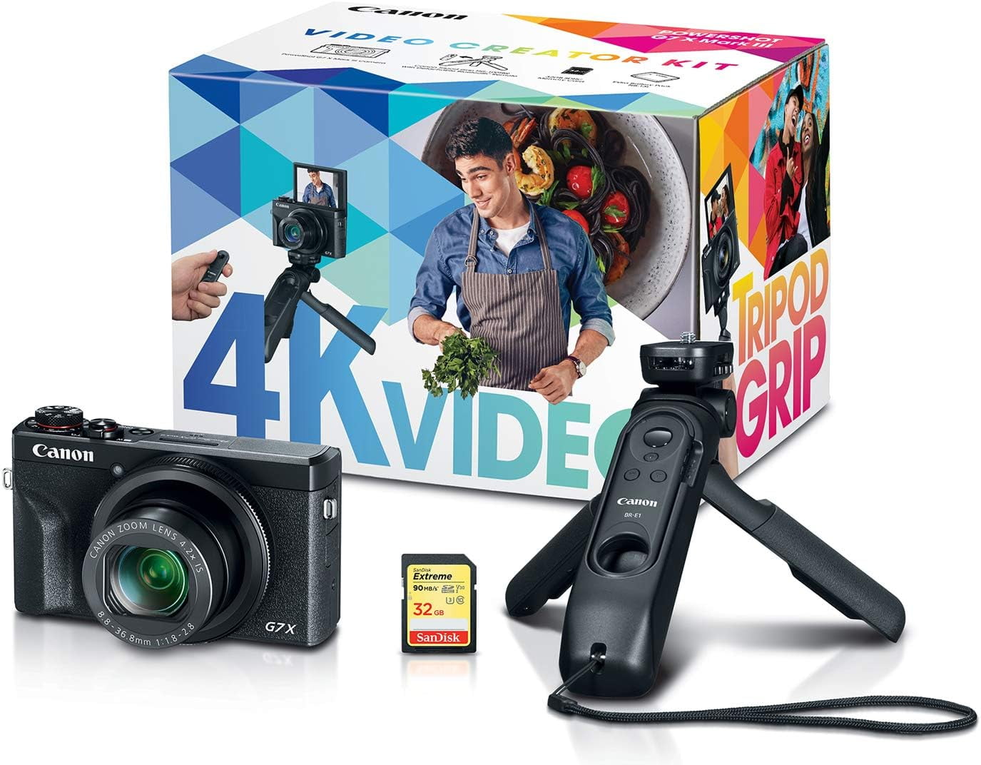 Canon PowerShot G7 X Mark III, 20.1 MP, 4K/30fps, 4.2x Zoom, Wi-Fi