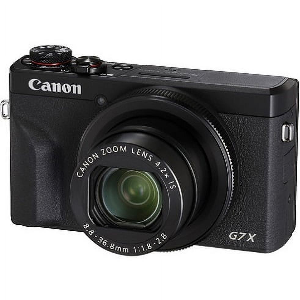 Canon PowerShot G7X Mark III Digital Camera | Wi-Fi | NFC | 4K Video - Black - Brand New - image 1 of 4