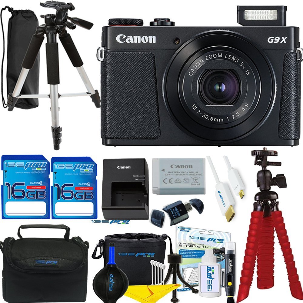 Canon PowerShot G9 X Mark II Digital Camera (Black) - Deal-Expo Accessories Bundle - image 1 of 6