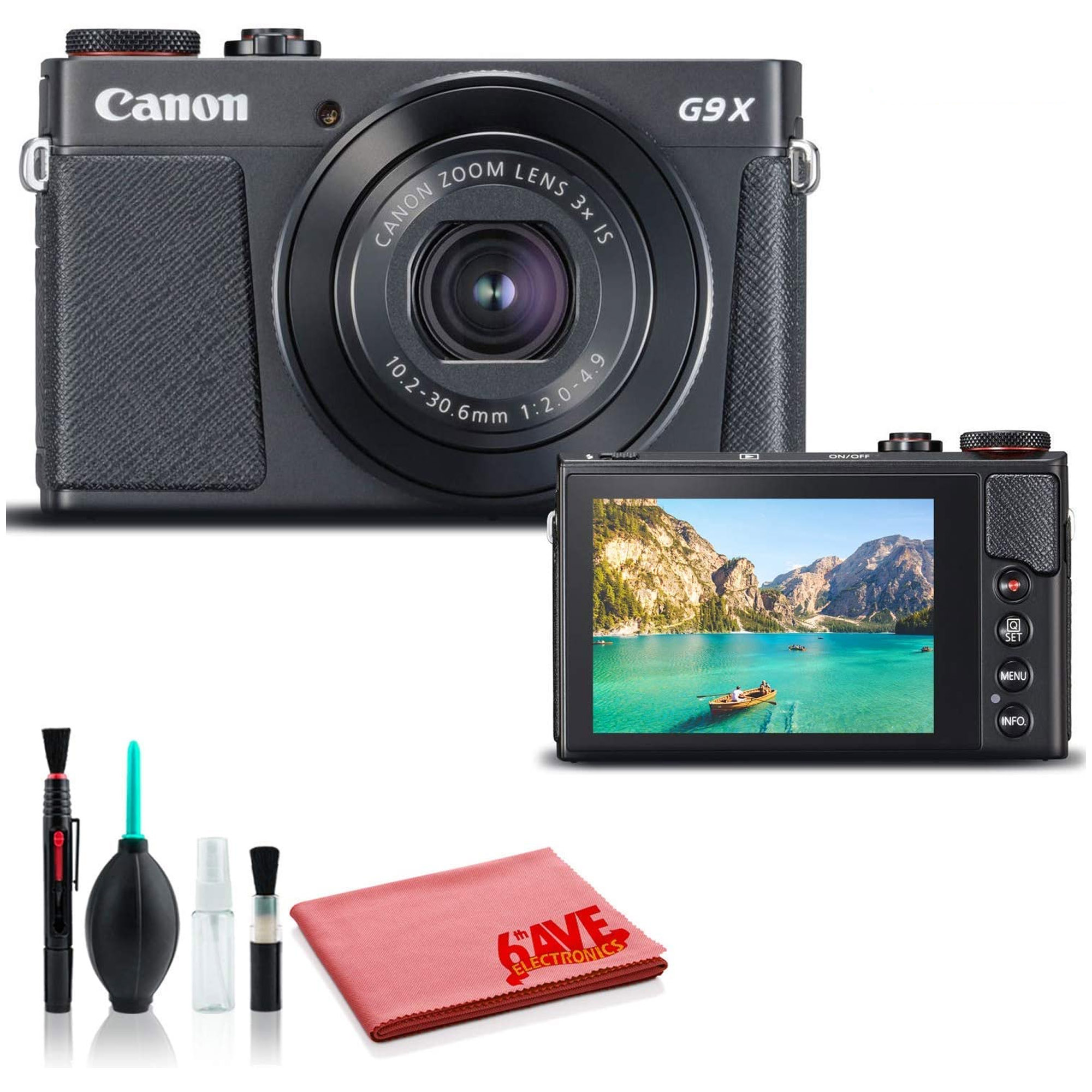 Canon PowerShot G9 X Mark II Digital Camera (Black) (International Model) - Standard Kit - image 1 of 4