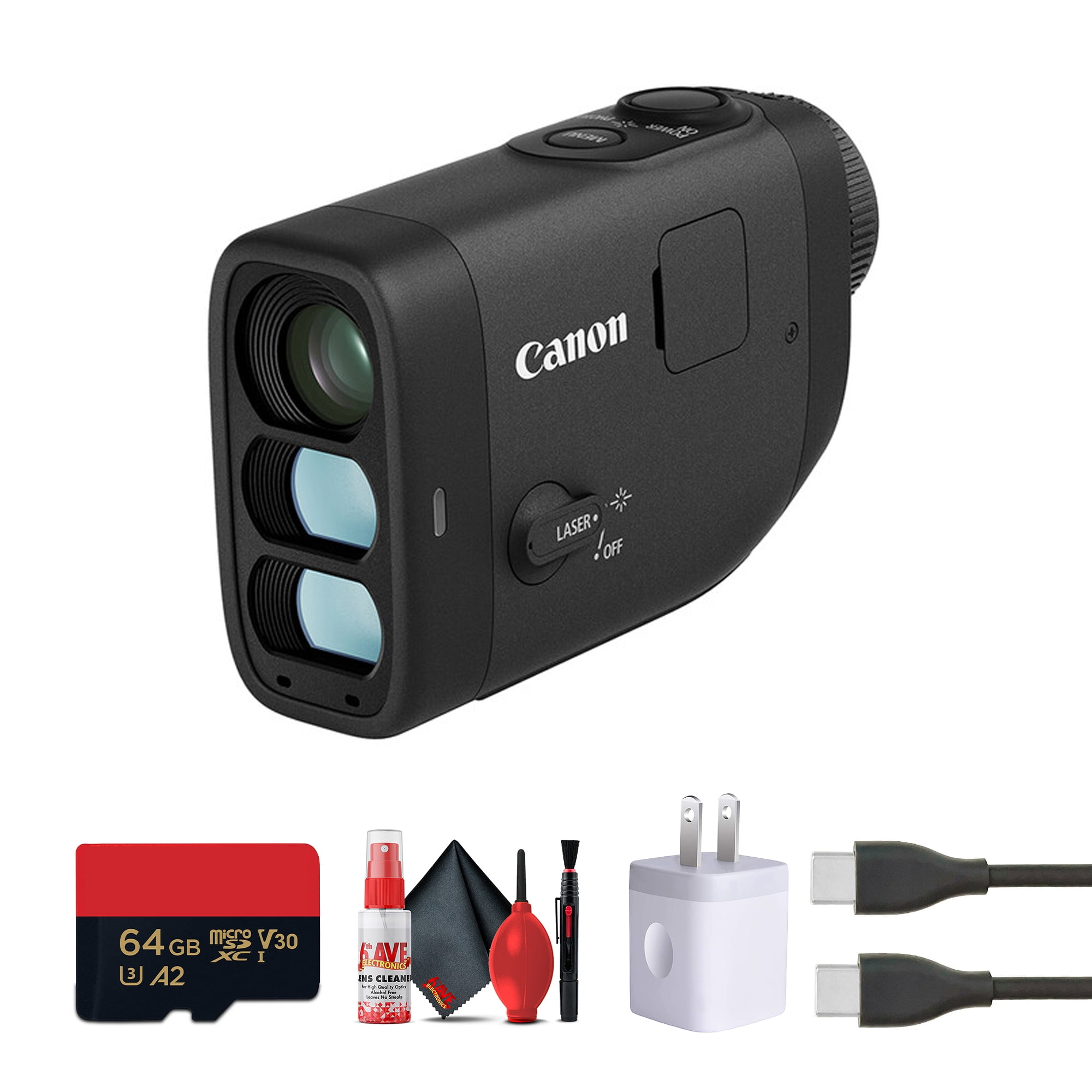 Canon PowerShot GOLF Laser Rangefinder & Camera 6x–12x Zoom 1080p