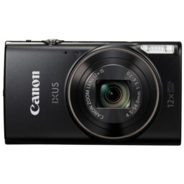 Canon PowerShot IXUS 285 / ELPH 360 HS 12X Optical Zoom Digital Camera (Black)