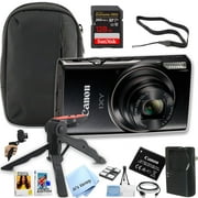 Canon PowerShot IXY 650 ELPH 360 Digital Camera, 128GB Extreme SD Card and More Essential Bundle International Version