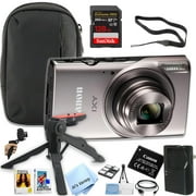 Canon PowerShot IXY 650 ELPH 360 HS Digital Camera, Silver, Essential Bundle International Version