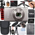 thumbnail image 1 of Canon PowerShot IXY650 HS Digital Camera (Silver) with SanDisk 128GB Memory Card + Case + Tripod + SV Premium Accessory Bundle (International Version), 1 of 9