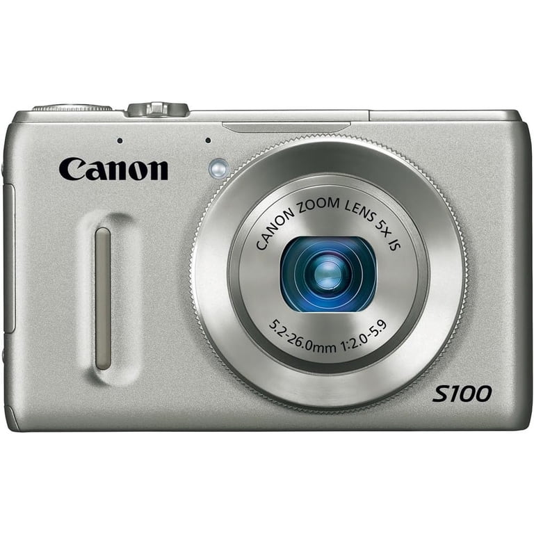 Canon PowerShot S100 12.1MP Digital Camera 5x Optical Zoom Silver