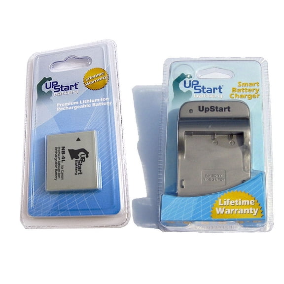 Canon PowerShot SD960 IS Battery and Charger - Replacement for Canon NB-4L Digital Camera Batteries and Chargers (890mAh, 3.7V, Lithium-Ion)
