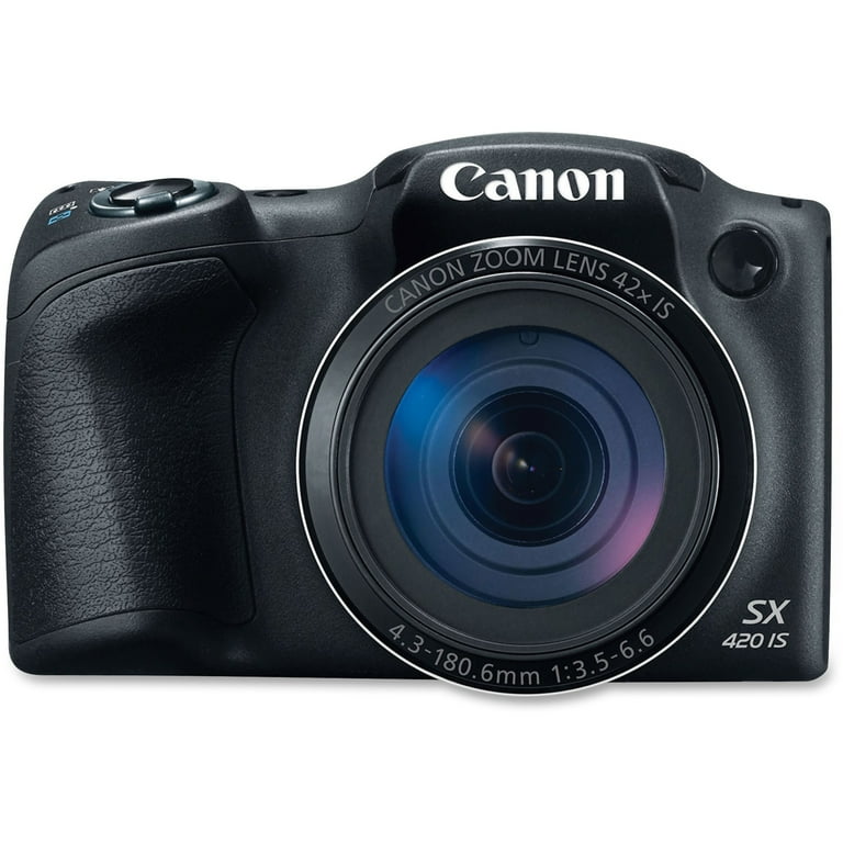 Canon PowerShot Sx420 Is 20 Megapixel Compact Camera - Black Canon PowerShot Sx420 Is 20 Megapixel Compact Camera - Black