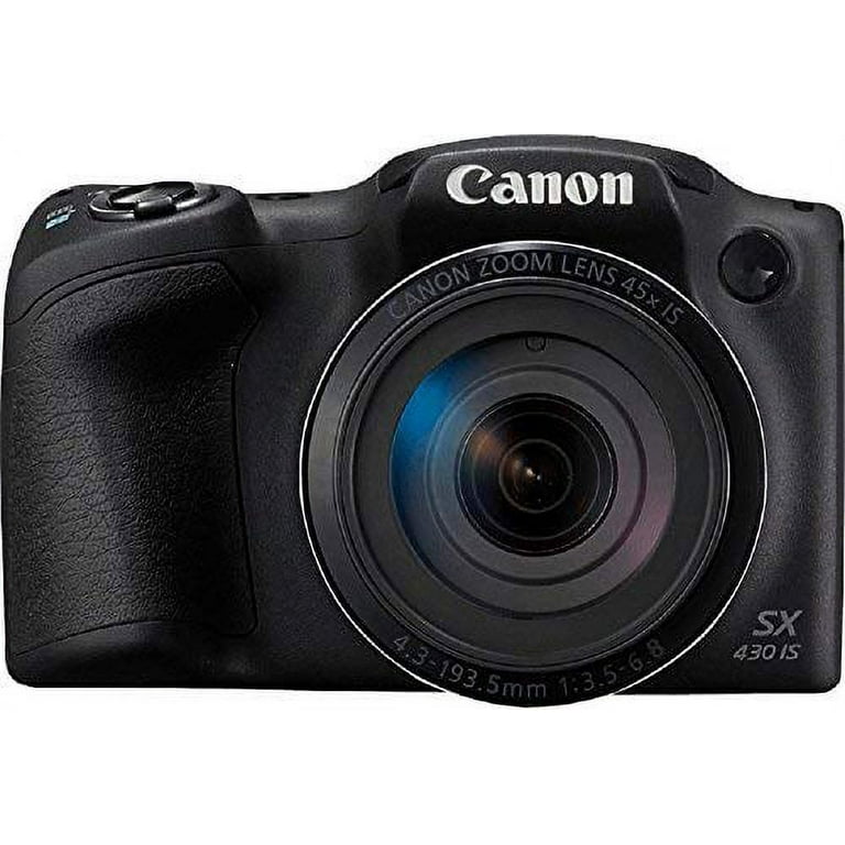Canon PowerShot SX430 IS 20 MP Digital Camera (Black