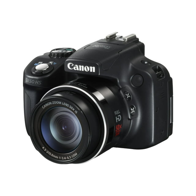 Canon PowerShot SX50 HS - Digital camera - compact - 12.1 MP - 1080p - 50x optical zoom
