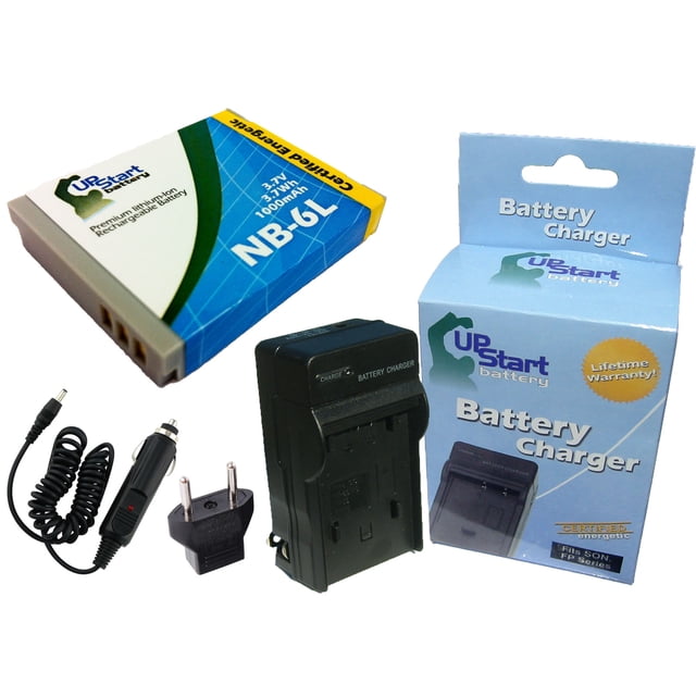 Canon PowerShot SX510 HS Battery and Charger with Car Plug