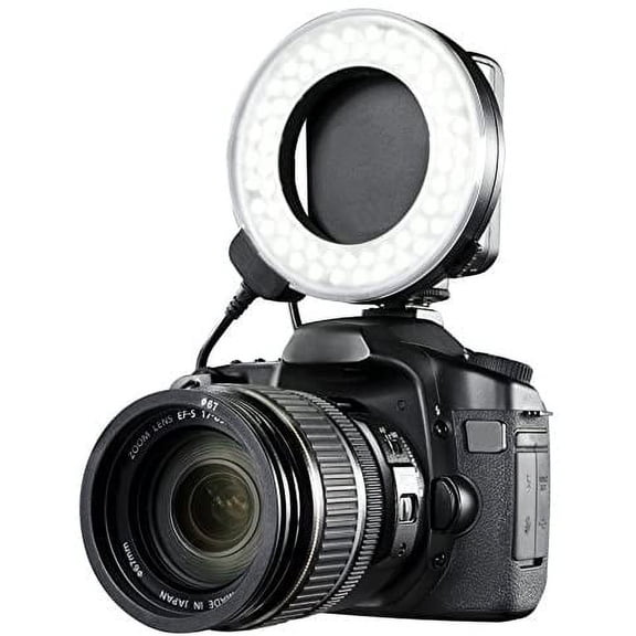 Canon PowerShot SX540 HS Dual Macro LED Ring Light (w/ Lens Adapter Ring) - (Includes Mounting Bracket) (CAMERA NOT INCLUDED)