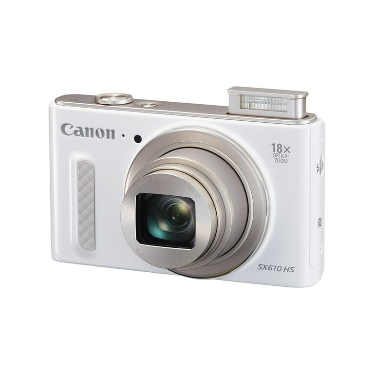 Canon PowerShot SX610 HS 20.2 MP White Digital Camera 18x