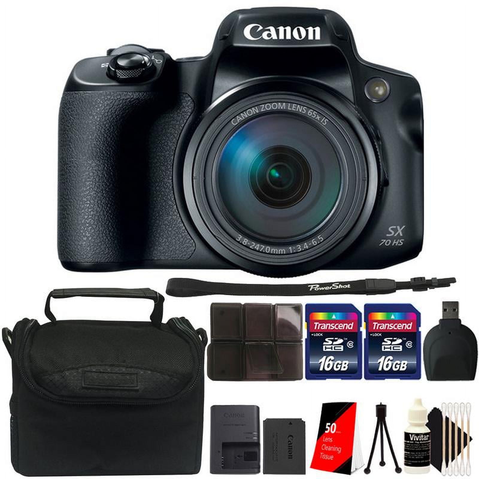 Canon PowerShot SX70 HS 4K Wi-Fi & Bluetooth Point and Shoot