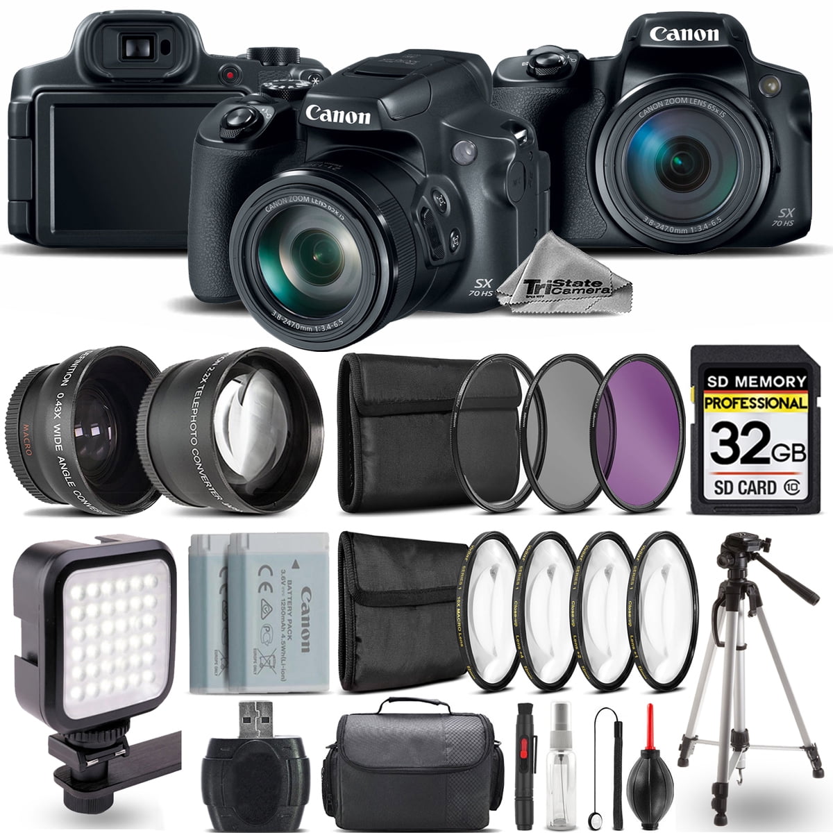 Canon SX70 Kit with Lenses - Digital capture devices - Walmart