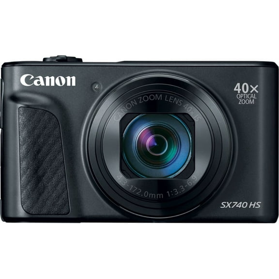 Canon PowerShot SX740 HS 20.3 Megapixel Compact Camera Black