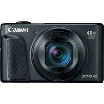 Canon PowerShot SX740 HS 20.3MP 4K Digital Camera 40x Optical Zoom Wi-Fi (Black)