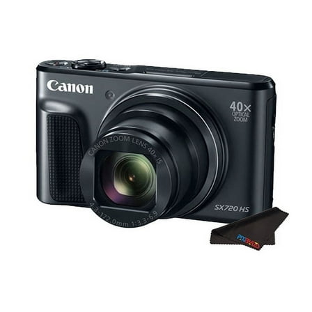 Canon PowerShot SX740 HS 40x Optical Zoom 20.3 MP CMOS Digital Camera, Black