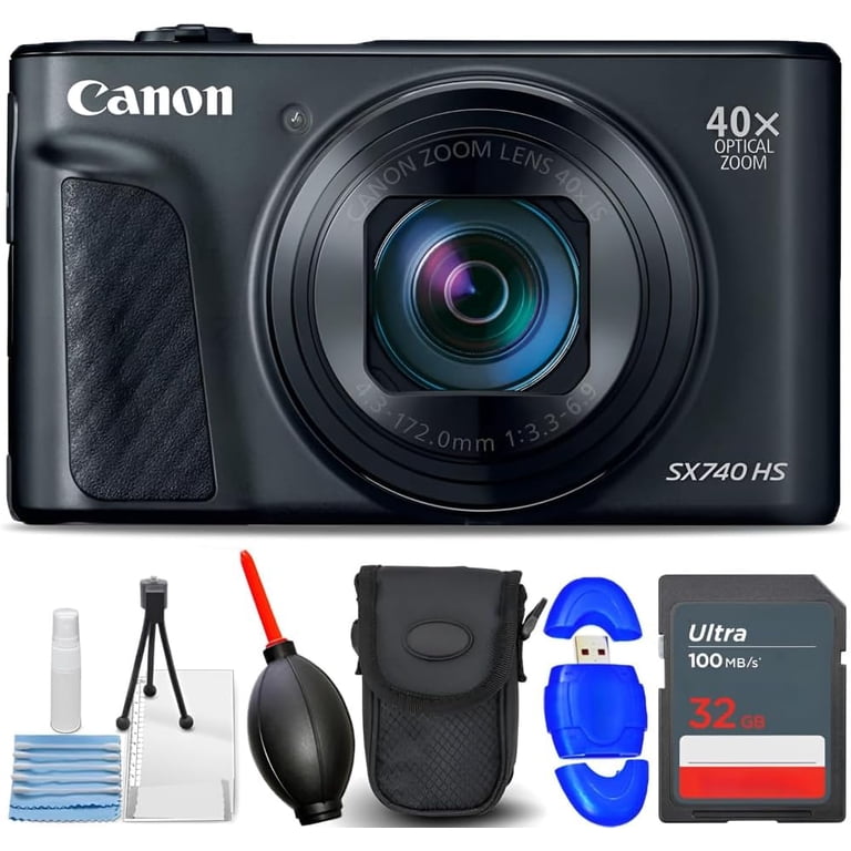 Canon PowerShot SX740 HS Digital Camera 40x Zoom Bundle 32GB Kit Canon PowerShot SX740 HS Digital Camera 40x Zoom Bundle 32GB Kit