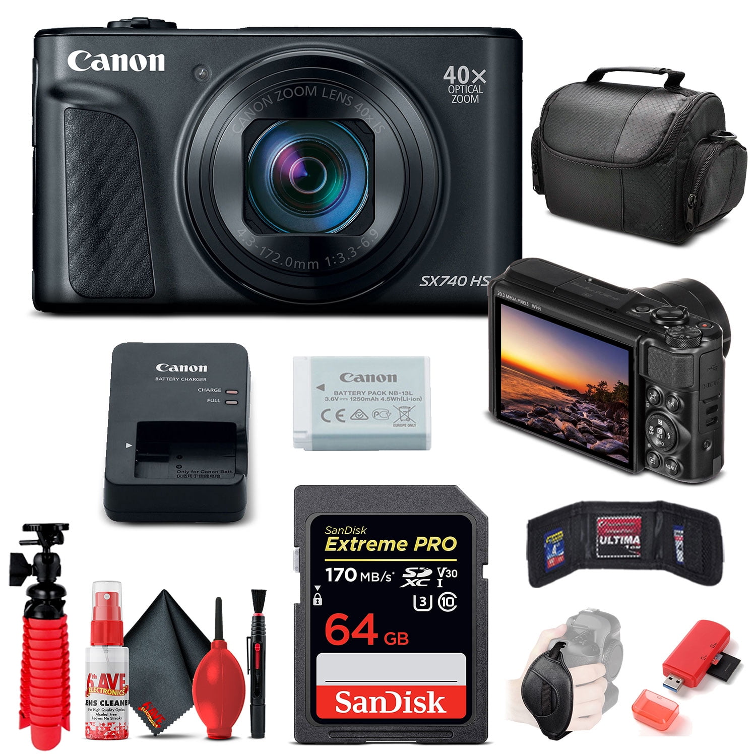 Best Buy: Canon PowerShot SX530 16.0-Megapixel HS Digital Camera Black  9779B001