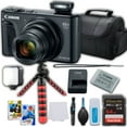 thumbnail image 1 of Canon PowerShot SX740 HS Digital Camera (Black) + SanDisk Extreme Pro 64GB Memory Card + Camera Case + Spider Tripod + More (International Version), 1 of 4