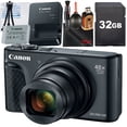 thumbnail image 1 of Canon PowerShot SX740 HS Digital Camera (Black) with SanDisk 32GB Memory Card + Cleaning Pen + SV Premium Accessory Bundle (International Version), 1 of 9
