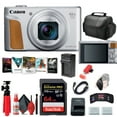 thumbnail image 1 of Canon PowerShot SX740 HS Digital Camera (Silver) (2956C001) + 64GB Memory Card + NB13L Battery + Corel Photo Software + Charger + Card Reader + Soft Bag + Flex Tripod + More (International Version), 1 of 5