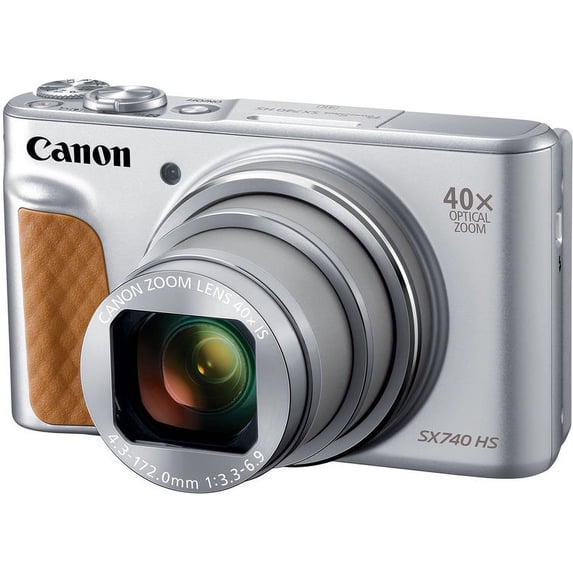 Canon PowerShot SX740 HS Digital Camera (Silver) 2956C001 (International Version) (International Version)
