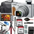 thumbnail image 1 of Canon PowerShot SX740 HS Digital Camera (Silver)+Commander Camera Shoulder Camera Bag+12 inch Flexible Spider Tripod+Accessory Bundle, 1 of 5