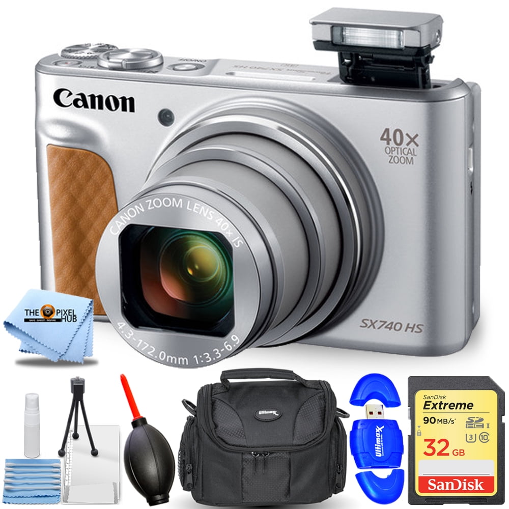 Canon PowerShot SX740 HS Digital Camera (Silver) International Model ...