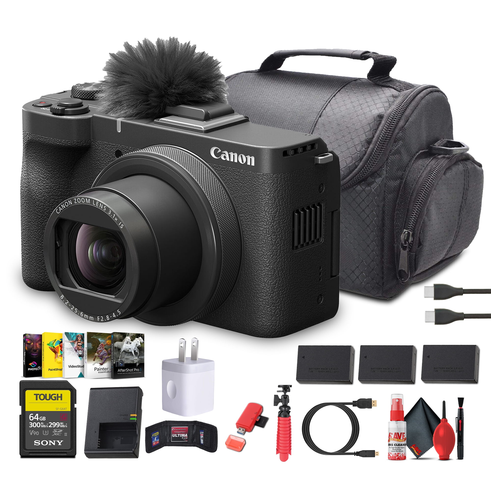 Canon PowerShot V1 4K Vlogging Camera 1-Inch Sensor Flip Screen - Main Image