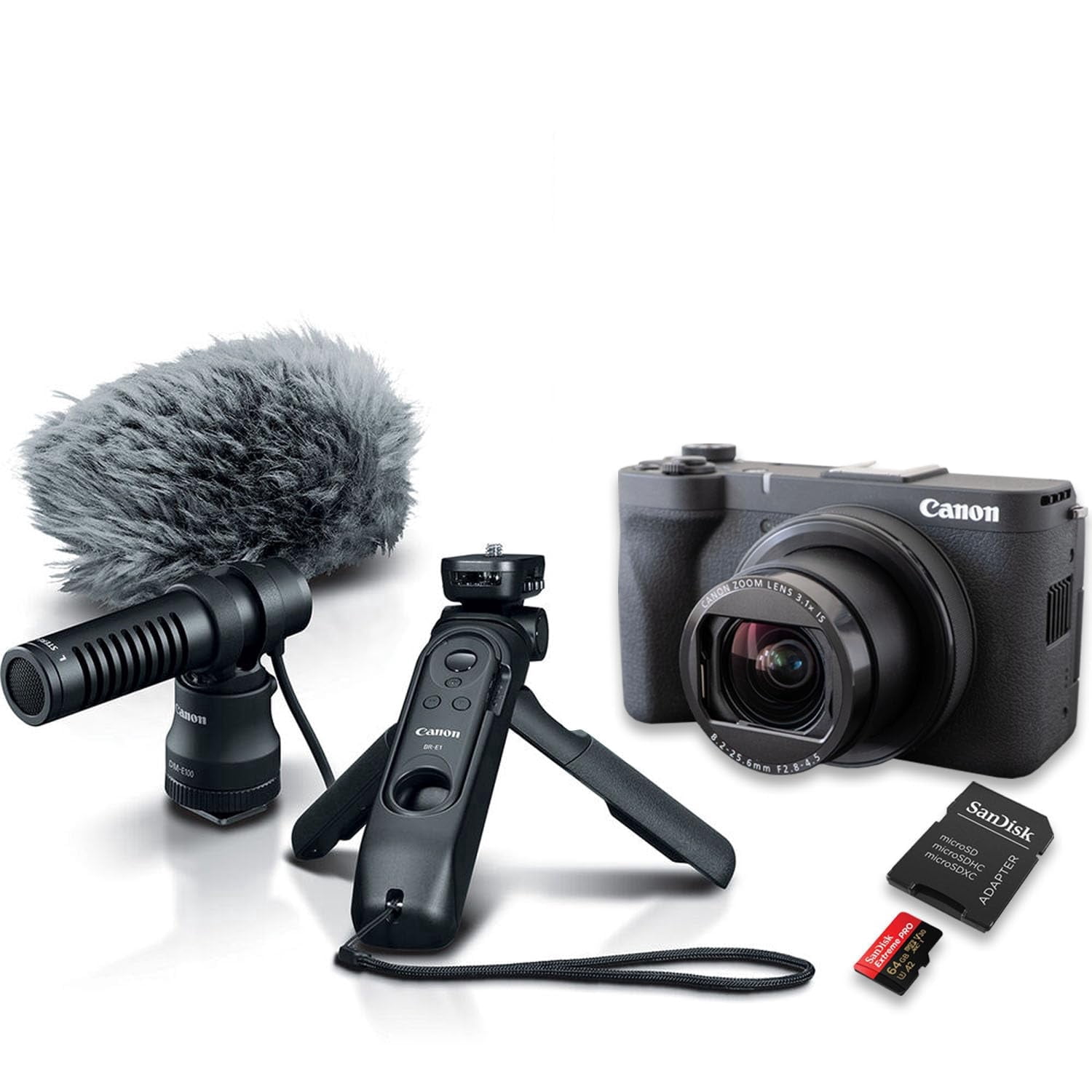 Canon PowerShot V1 Content Creator Kit, Hybrid Camera, Built-in