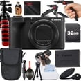 thumbnail image 1 of Canon PowerShot V1 Digital Camera with 2 Pack SanDisk 32GB Memory Card + Case + Tripod + SV Premium Accessory Bundle (International Version), 1 of 9