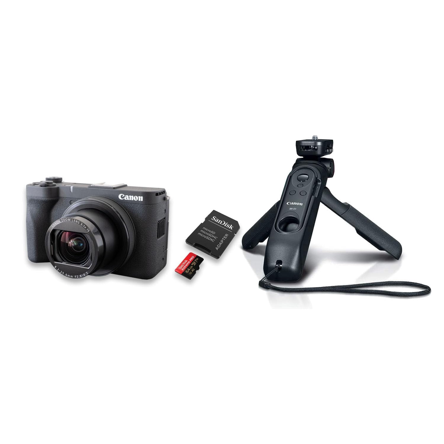Canon Vlogカメラ PowerShot V1 Canon PowerShot V1 Premium Vlogger Kit, Hybrid Camera, Built-in