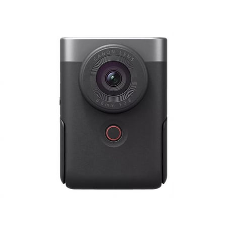 Canon - PowerShot V10 4K Video 20.9-Megapixel Digital Camera for Vloggers and Content Creators - Silver