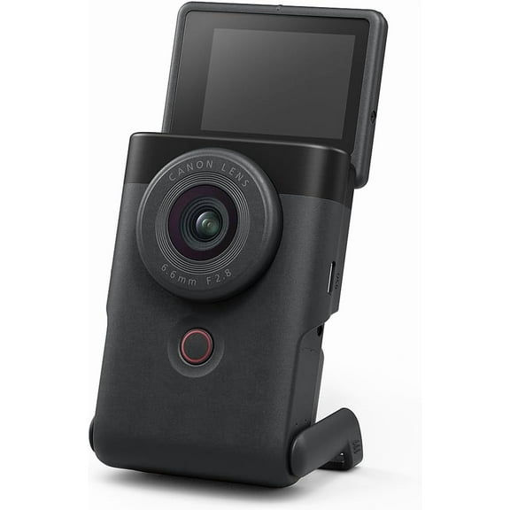 Restored Canon PowerShot V10 Vlog Digital Camera with Zoom Lens, 20.9 MP
