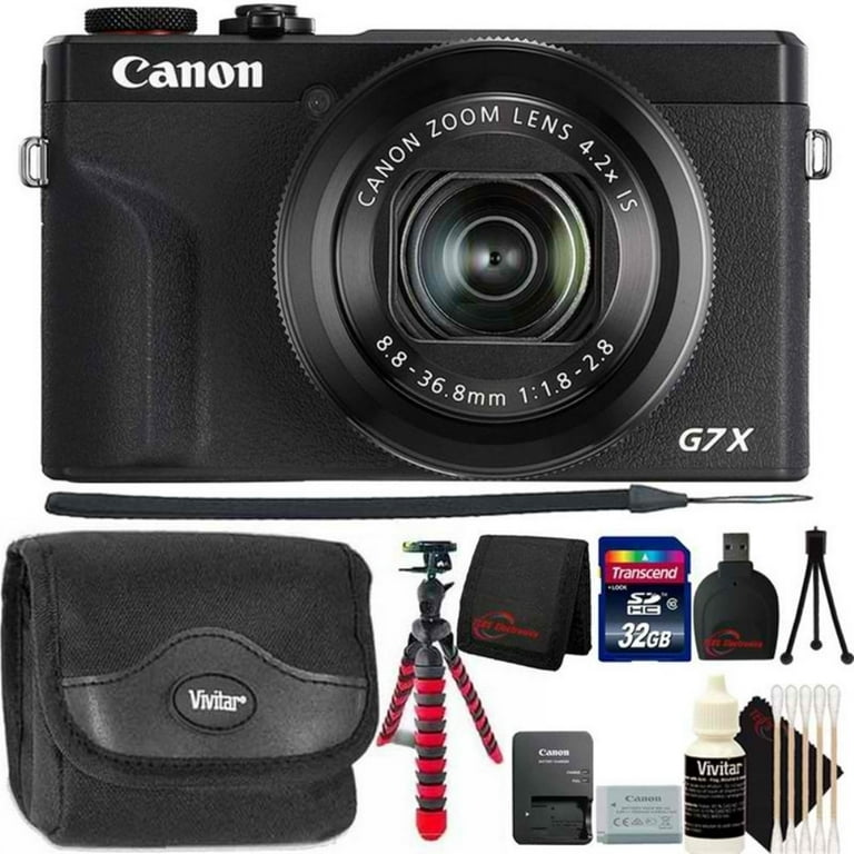 Canon Powershot G7 X Mark III Best Value Kit 1-Inch CMOS