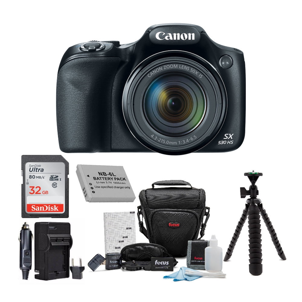 Canon Powershot SX530 HS Camera with 32GB Deluxe Accessory Kit